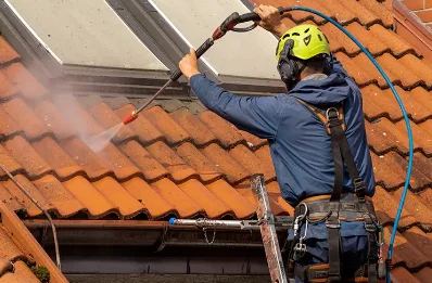 Démoussage et hydrofuge de toiture à Mano
